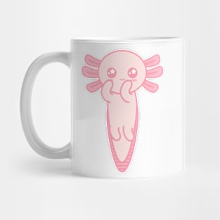 Starstruck Pink Monochrome Axolotl Mug